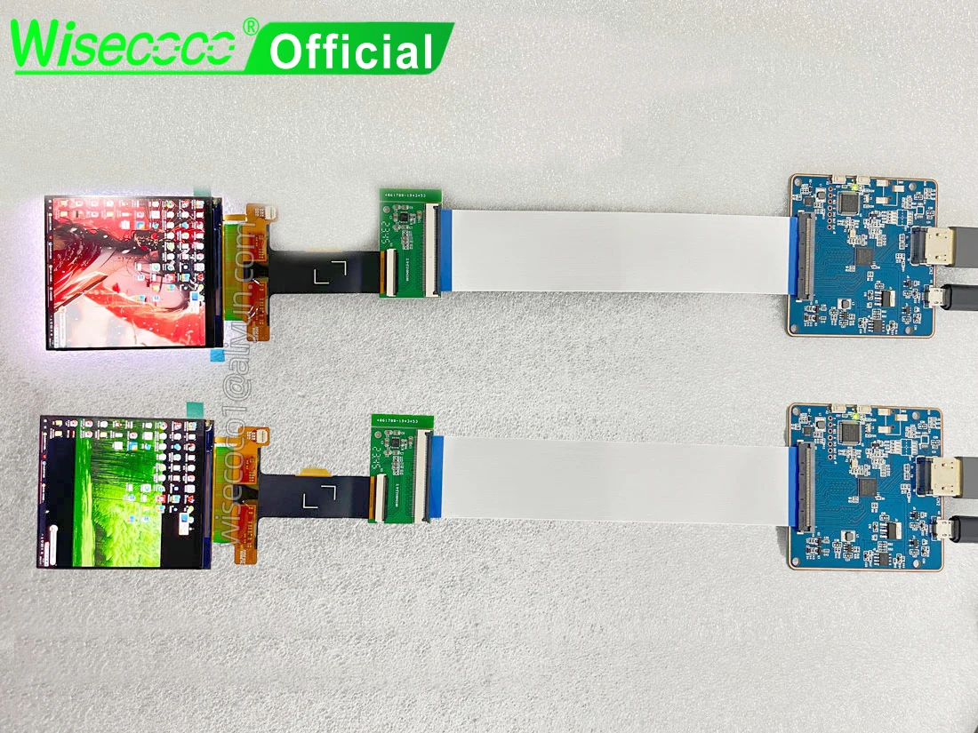 

Wisecoco 2.9 Inch 2K TFT LCD Display 2160x2160 For HMD VR AR Screen Square MIPI Control Board 90HZ High PPI LS029B3SX06