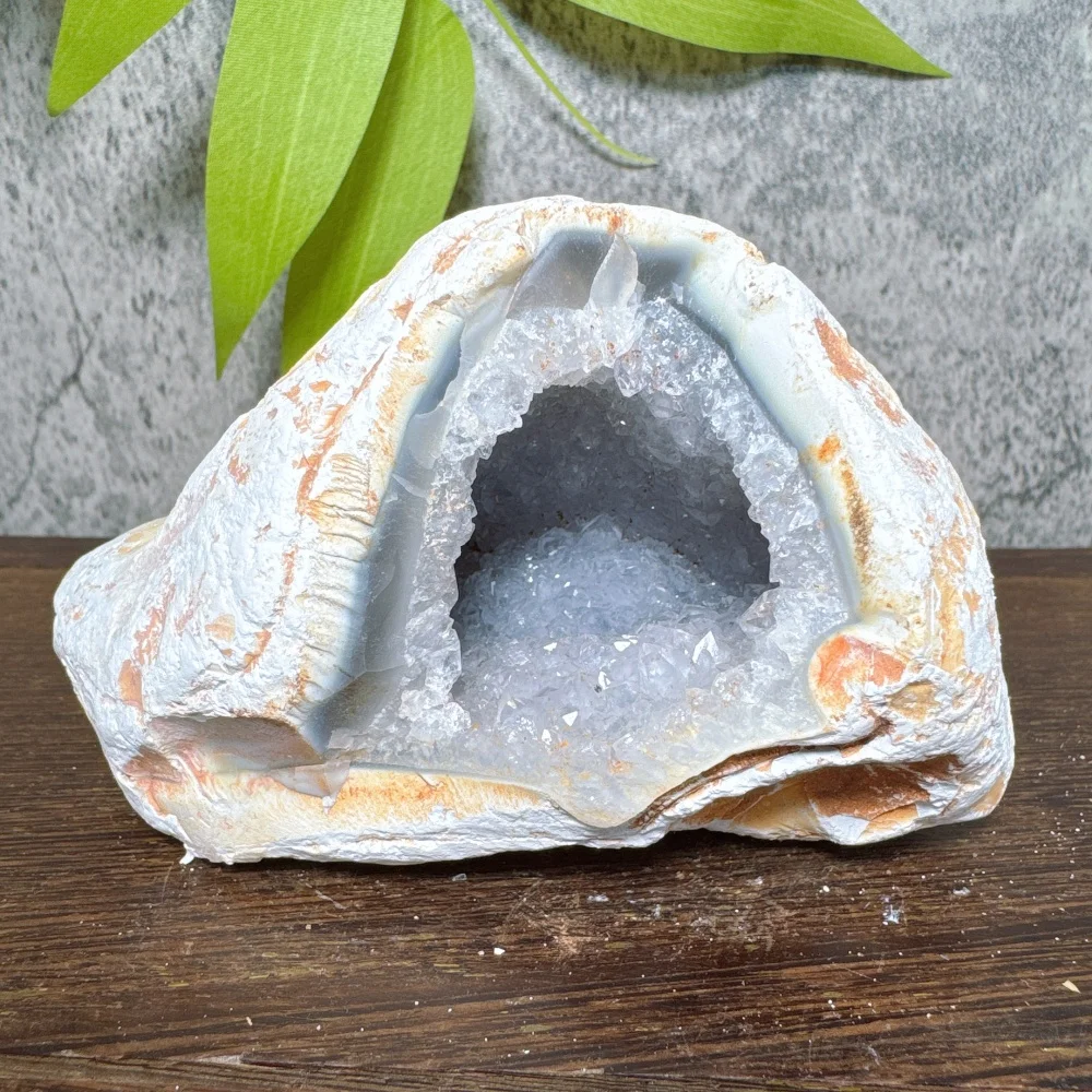 Natural Agate Drusy Crystal Cluster Quartz Gemstone Free Form Specimen Flash Stone Mineral Spiritual Ornament  Home Decoration