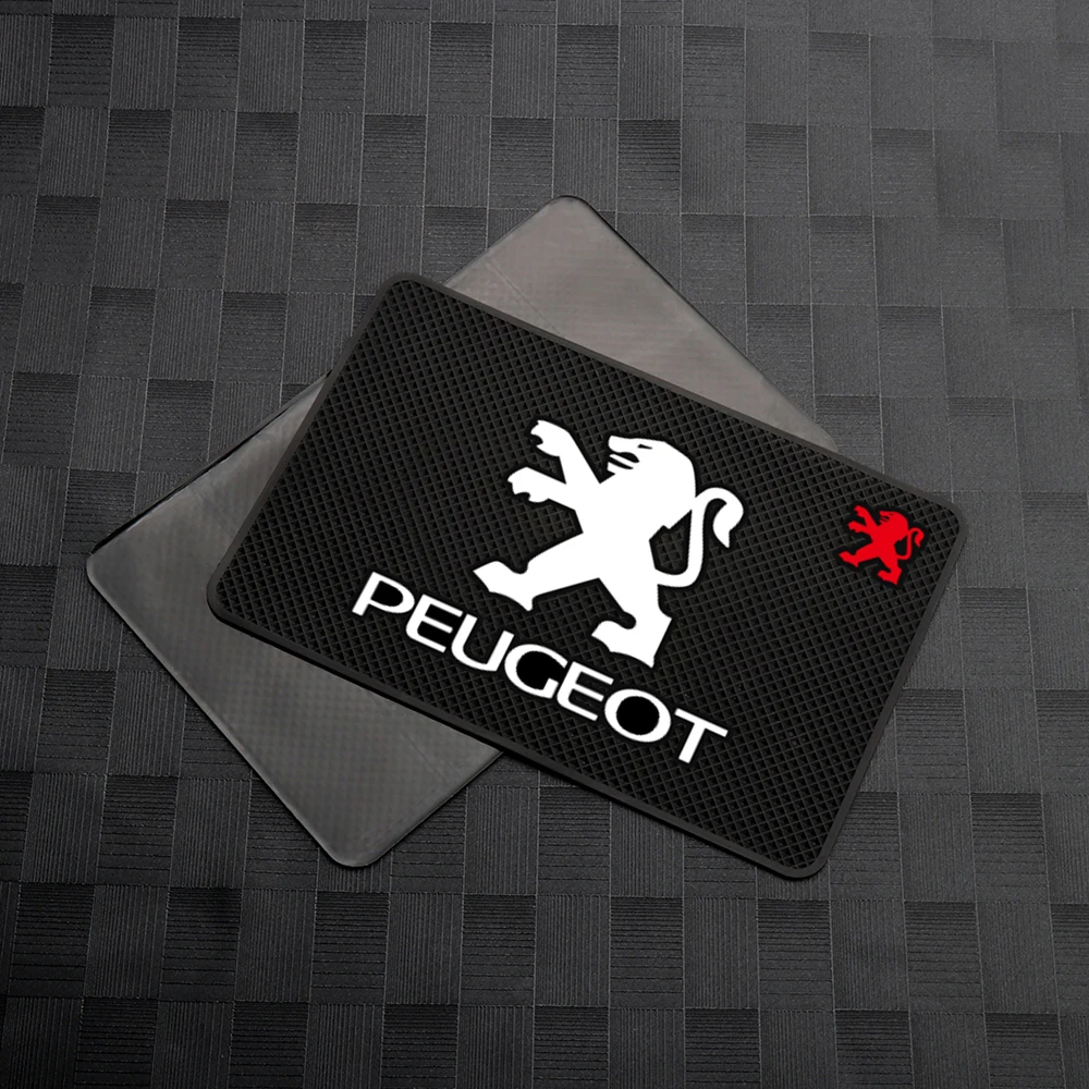 Silicone Car Interior Dashboard Anti Slip Pad Auto Non-Slip Mat For PEUGEOT 3008 5008 GT 108 206 207 208 301 307 T9 406 407 408