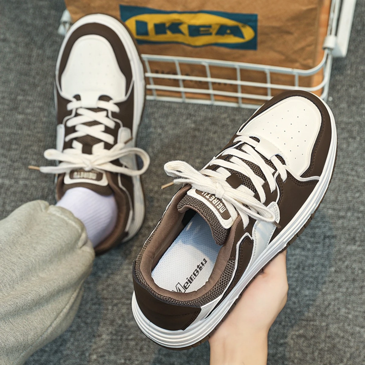 

Men's Minimalist Student Board Shoes - Fashionable Versatile Casual Sports Shoes, Lightweight Daily Wear for Young Adults