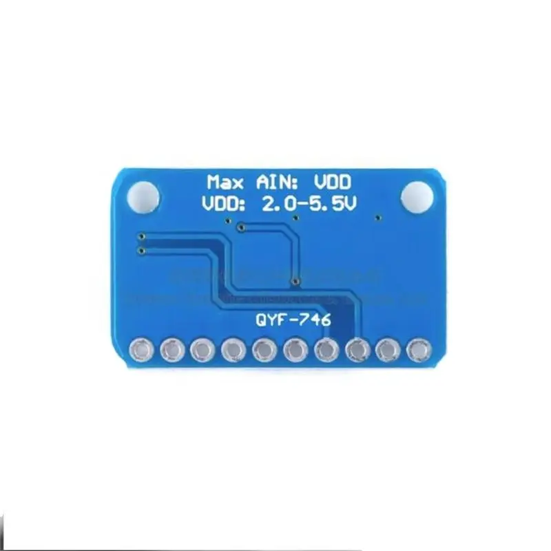 Módulo de placa de desenvolvimento ADC subminiatura de precisão de 12 bits conversor analógico para digital ADS1015