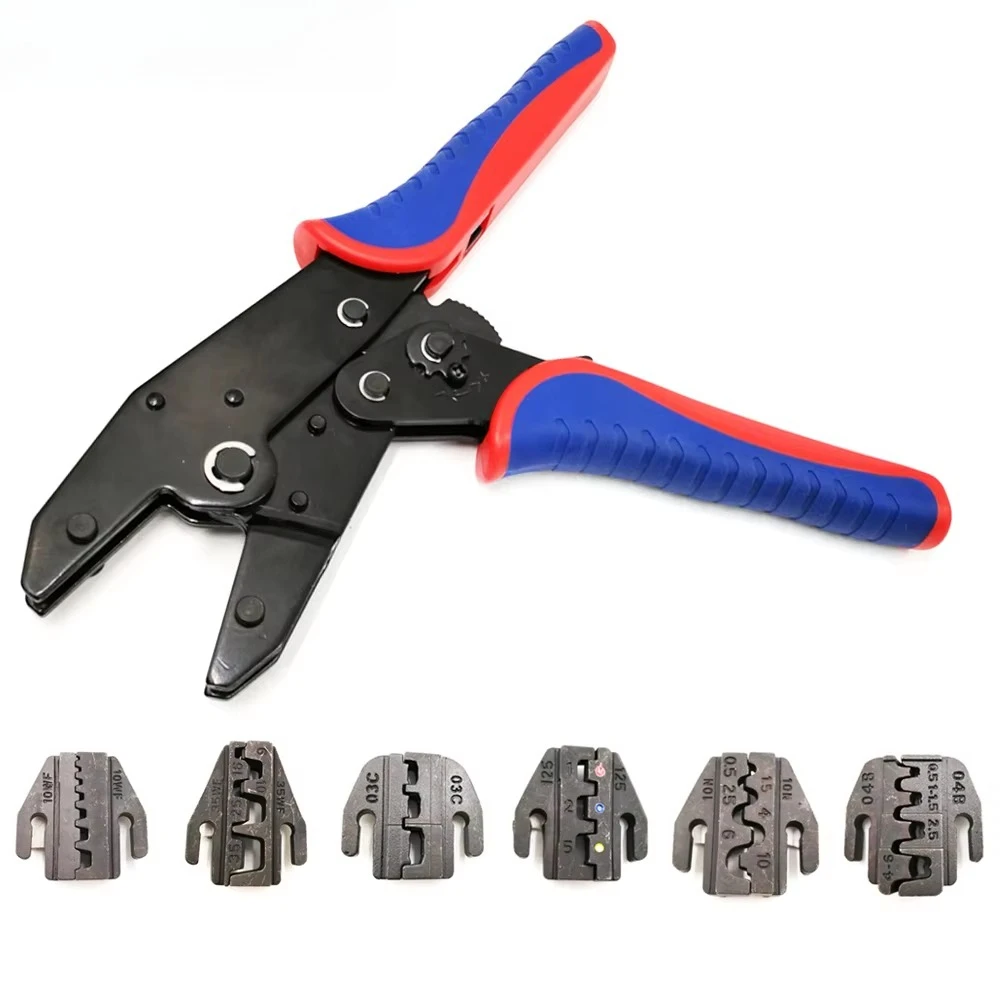 Pliers Hand Wire Cable Crimp Tools Interchangeable Dies Terminal Crimping Tool