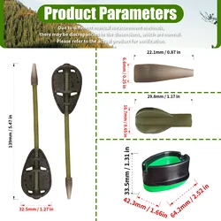 Set Method Feeder YOTO – Jaula cebadora para pesca de carpa
