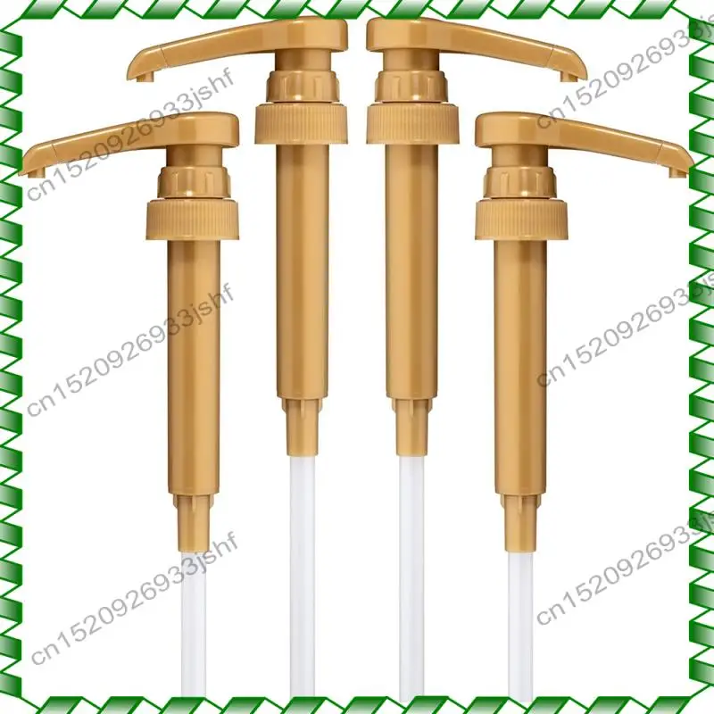 -BOFF 4PCS 커피 시럽 펌프 디스펜서 병 프레서 핸드 핸드 펌프 헤드 커피 향료 시럽 용 펌프 헤드