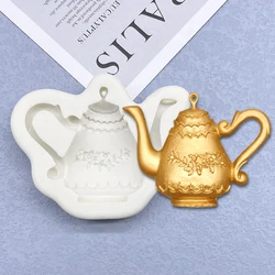 Teapot  Silicone Fondant Cake Chocolate Candy Jello Silicone Decorating Mould Tools