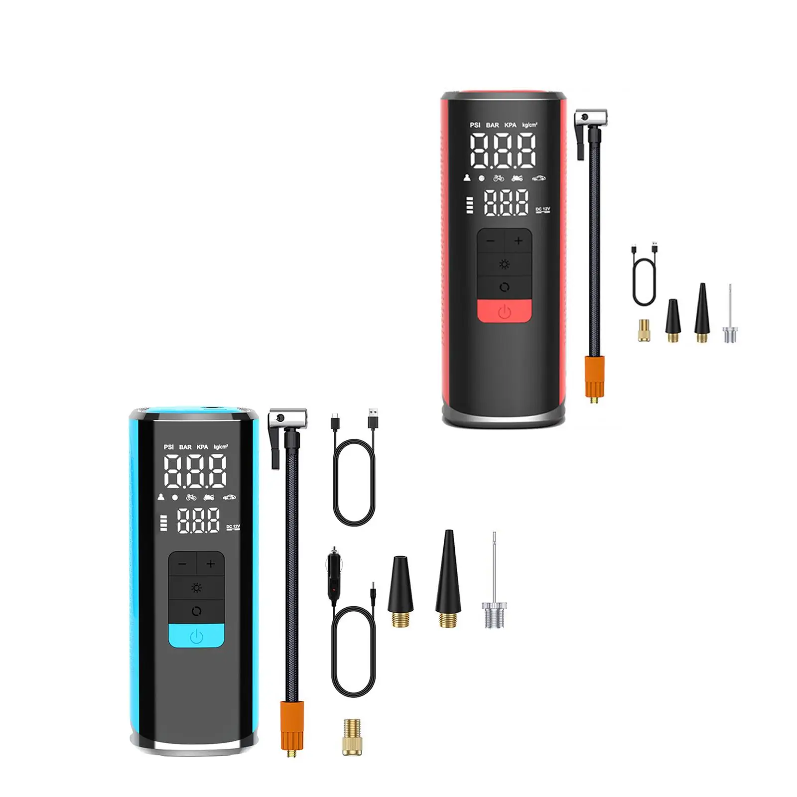 

Накачиватель автомобильных шин с автоматическим отключением, портативный воздушный компрессор для автомобиля, скутера, велосипеда