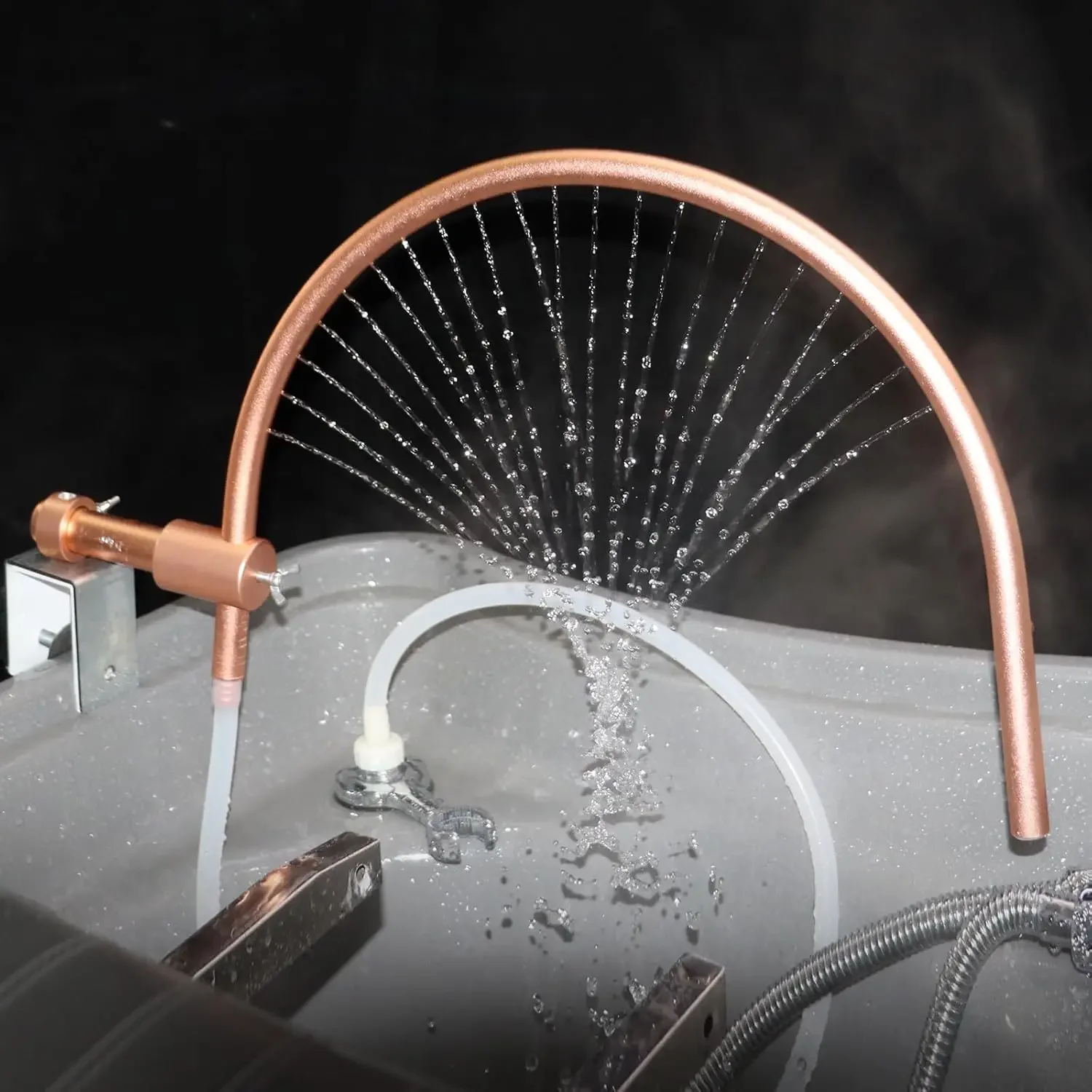 

Head Spa Water Outlet Pump, Stable&Portable Water Therapy Frame, Waterfall Shampoo Sink, Massage Salon Equipment Water filter
