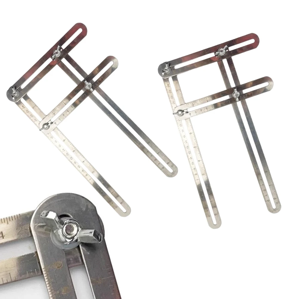 As Shown Folding Measuring Tool Compact Folding Measuring Tool Woodworking Tool Compact Folding Design Four-Sided Measurement