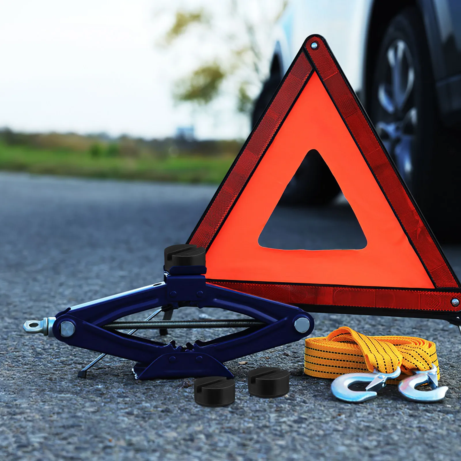 Car Jack - Blocs en caoutchouc pour cric de