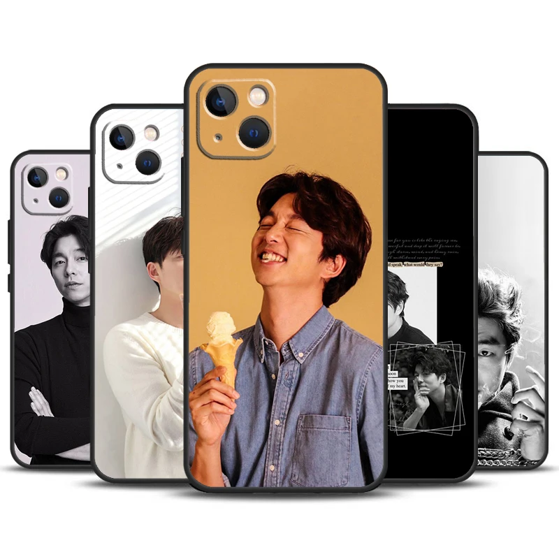 Kpop Gong Yoo Phone Case For iPhone 11 12 13 14 16 15 Pro Max Mini 7 8 Plus X XR XS Max Bumper Cases Cover