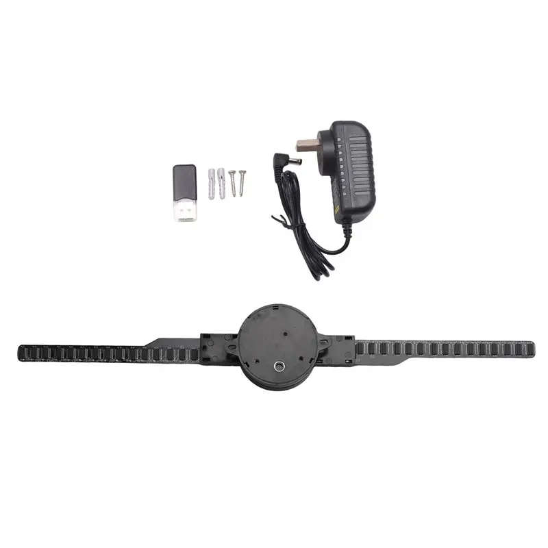 Y22A-Wifi 3D Hologram Fan Projector 2000X224 Resolution 224 LED Beads Borderless Images For Business Advertising AU Plug