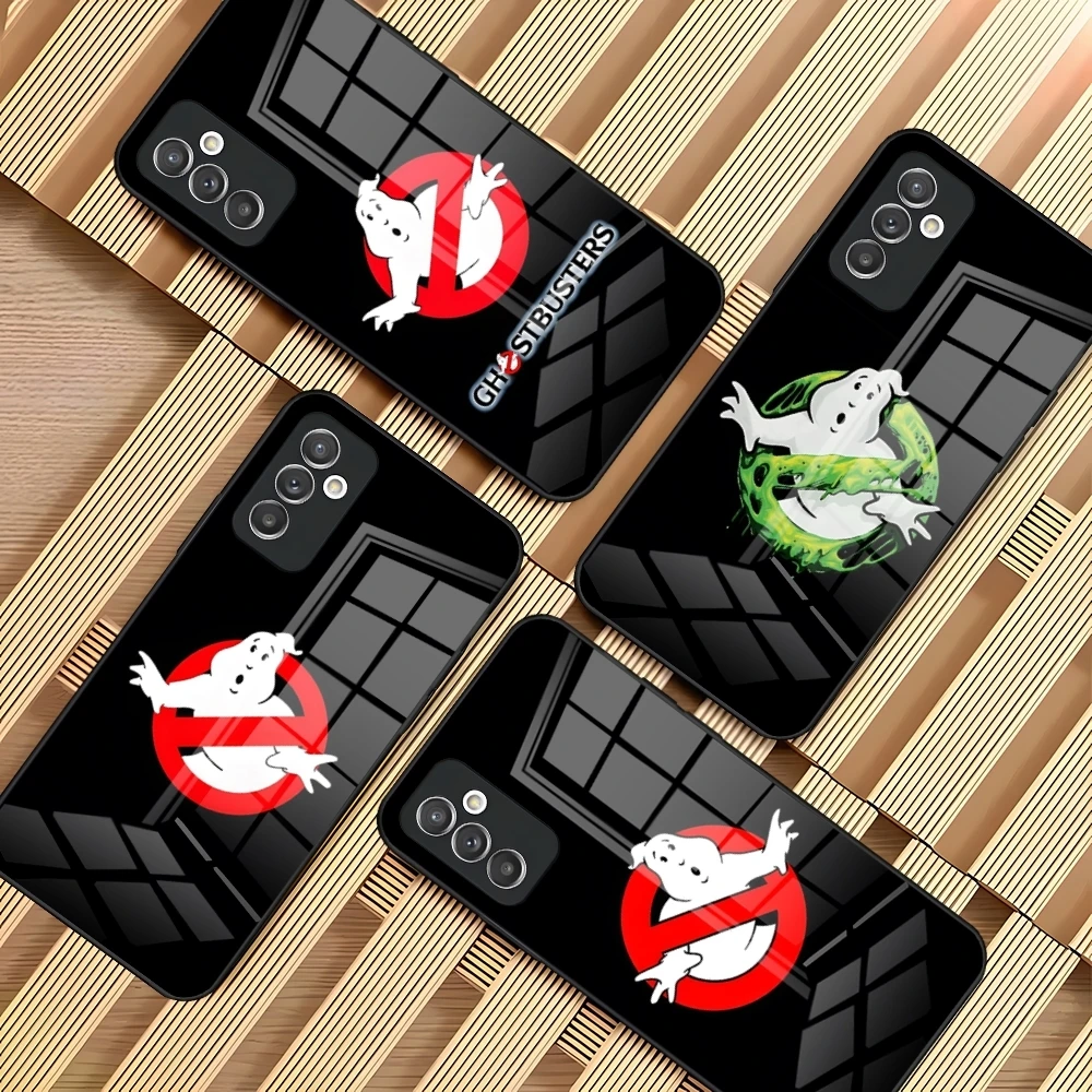 Movie-G-Ghostbusters Phone Case for Samsung S20 S30 S21 S32 S23 S24 S9 S10E Note 20 10 Pro Ultra Plus Glass luxury Cover