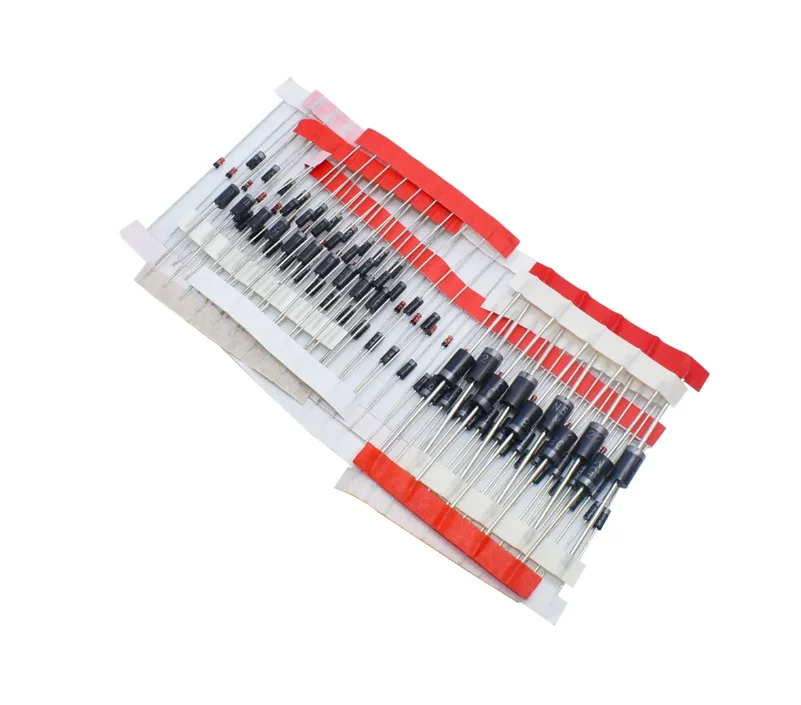 200pcs(14values) Diode Kit 1N4004 1N4007 1N5817 1N5819 RL207 FR207 FR107 UF4007 1N5404 1N5406 1N5408 1N5822 Assort 1N4148 1N4001