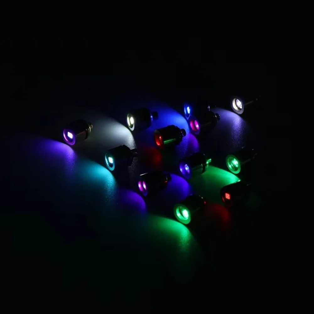 Light Source Colorful Mini LED Light Keychain LED Light Mini Flashlight Keychain Electronic Pendant Keychain Lamp Gift Idea