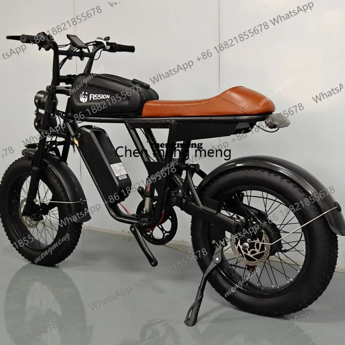 

Электрический велосипед A61 20 дюймов, снегоходный, в стиле ретро-мотоцикл