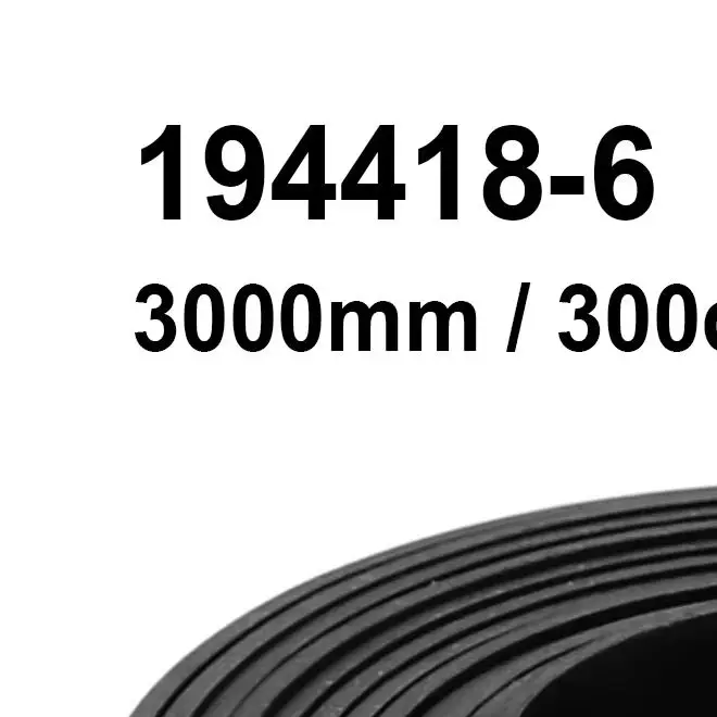 Black Rubber Splinter Guard Strip For Guide Rail 22mm Width Anti Tear Protection Accessory Compatible With 194418-6 Track