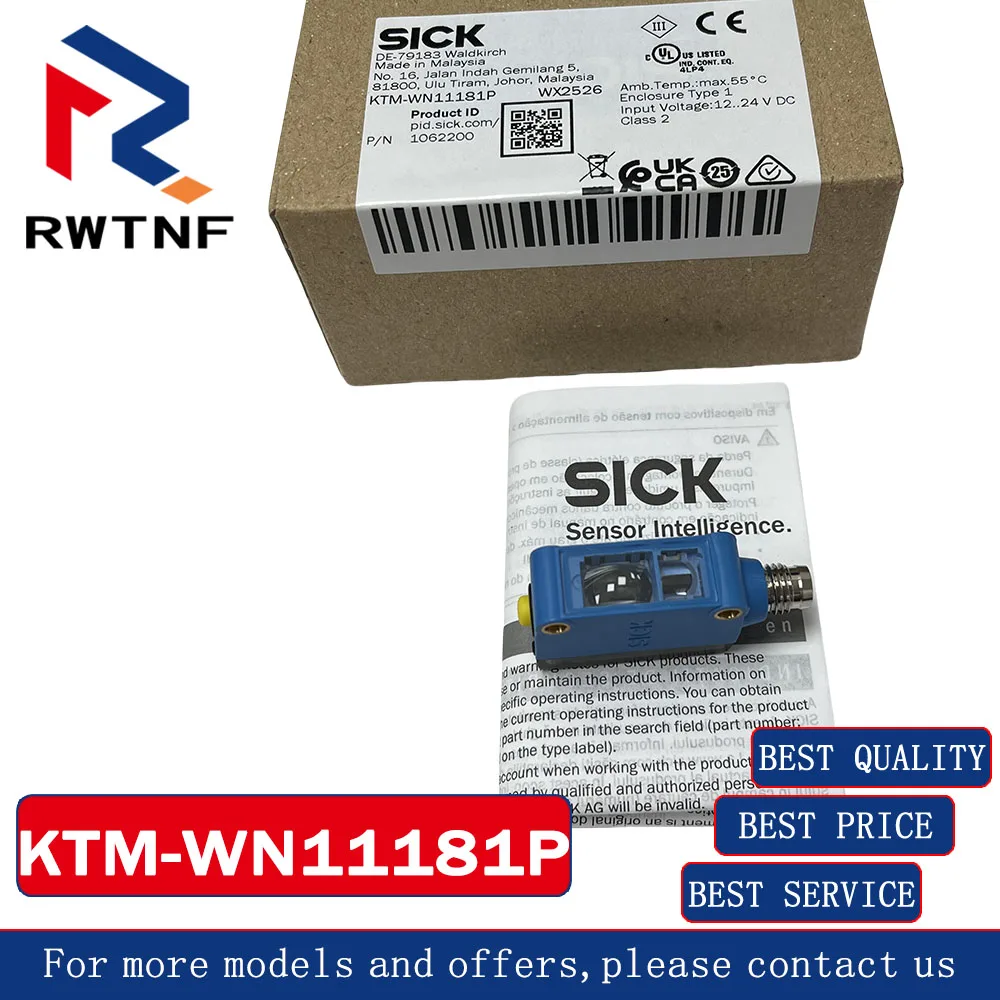 Brand New Genuine KTM-WN11181P SICK color code sensor,100% original warehouse stock