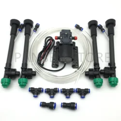 Spray System with Pressure Nozzles, hobbywing 5L 8L Brushless Water Pump Built-in ESC for 25kg 16kg 10kg for Agricultural drone