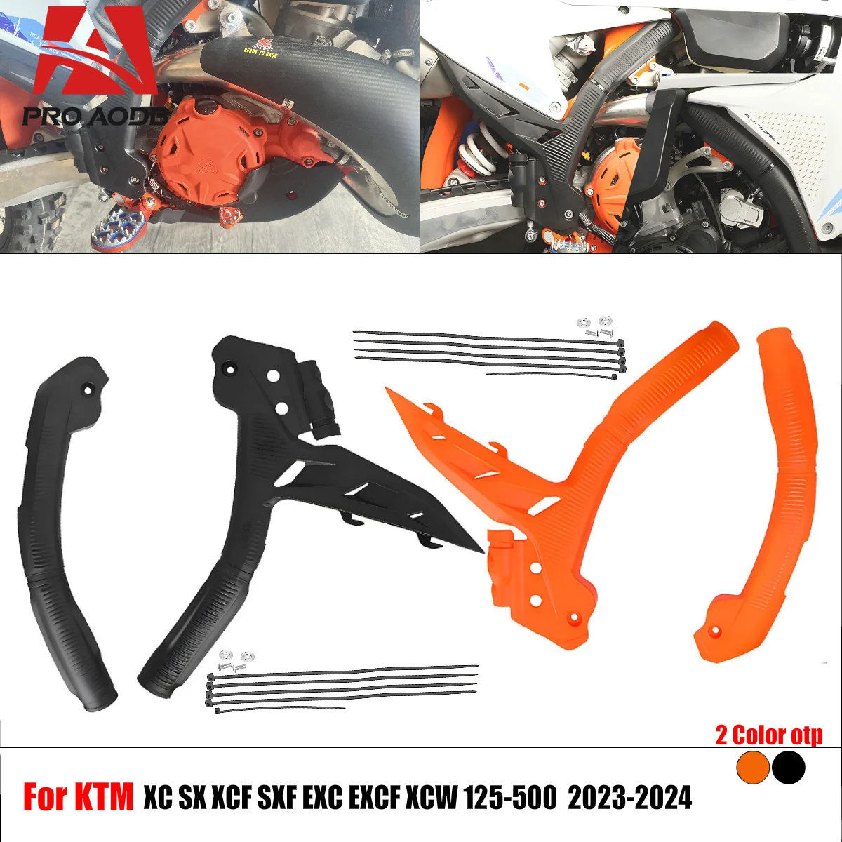 

High-Quality Motorcycle Frame Guard Cover Protector for KTM 125-500 EXC EXCF XCW XC SX XCF SXF 2023 2024 and much more