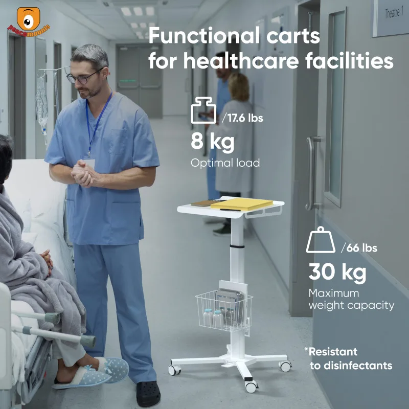 Dental Clinic Pet Hospital Anesthesia Machine Equipment Mobile Stand Medical Cart