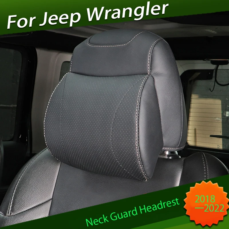 

Suitable for Jeep JL JT Wrangler 4XE 2018 2019 2020 2021 2022 Modified Headrest Car Neck Pillow Neck Pillow for Car