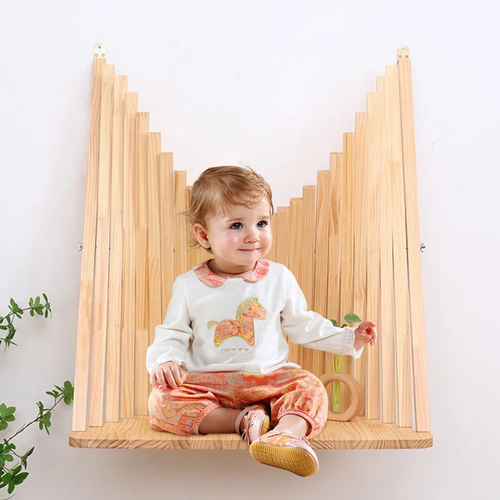 الحد الأدنى الحائط مكتب الكمبيوتر الخشب الصلب للطي شنقا طاولة مكتبية توفير المساحة التصميم الإبداعي مكتب جدار قابل للطي #3