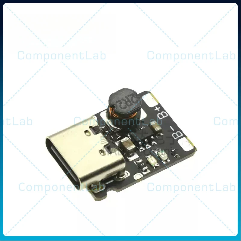50-100pcs Type-C 5V Charge Discharge Module, 3.7V 4.2V Boost Power Board with Protection for 18650 Battery