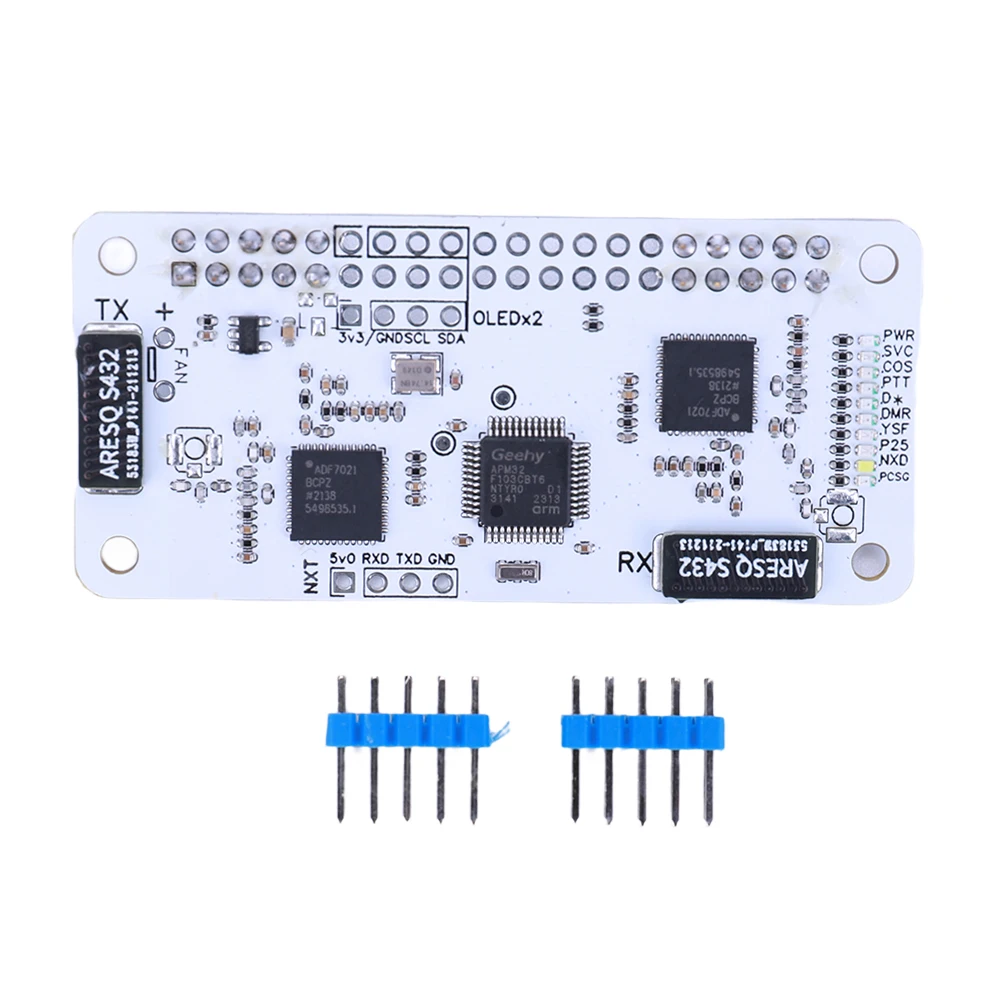 MMDVM Duplex Hotspot Board Buil-in Antenna Hotspot Board UHF VHF Support P25 DMR YSF Zero W 0W 2W 3B+ 4B 4B+ for Raspberry Pi