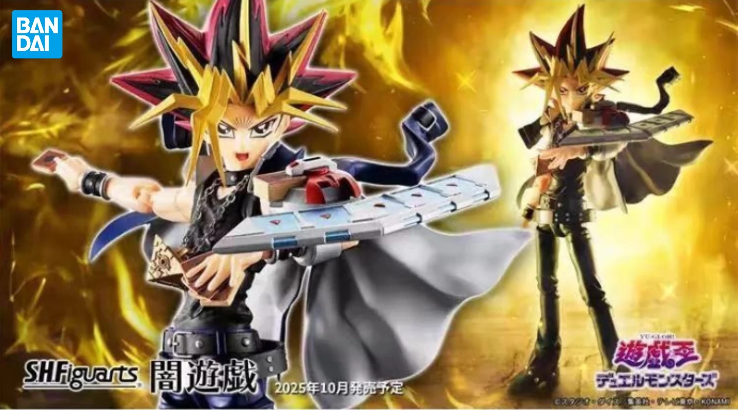 

Бандай SHF Ю-Ги-О! Коллекционная подвижная фигурка Юги Муто и Ями Юги из серии Duel Monsters, готовая модель, игрушка-подарок для детей