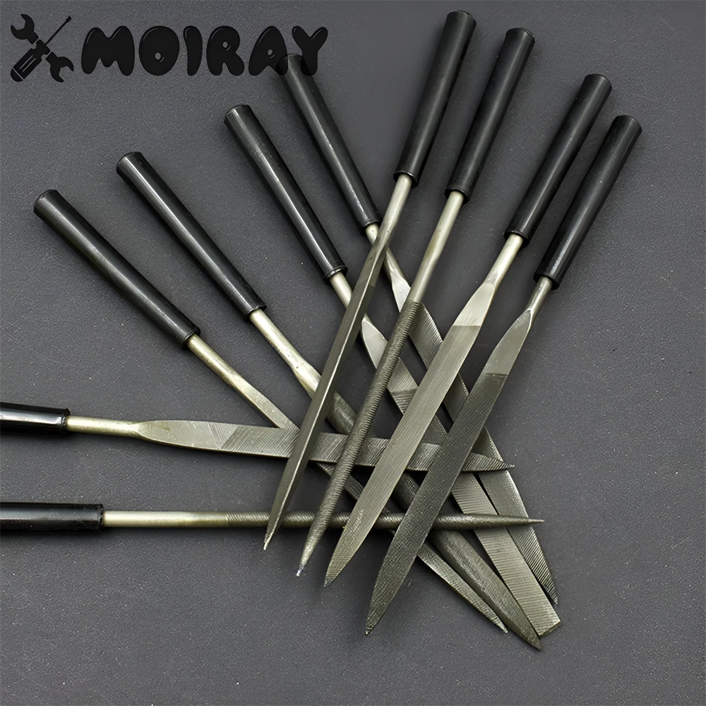 10pcs/set Metal Needles File for Glass Stone Jewelers Diamond Wood Carving Craft Sewing Hand Files Tools