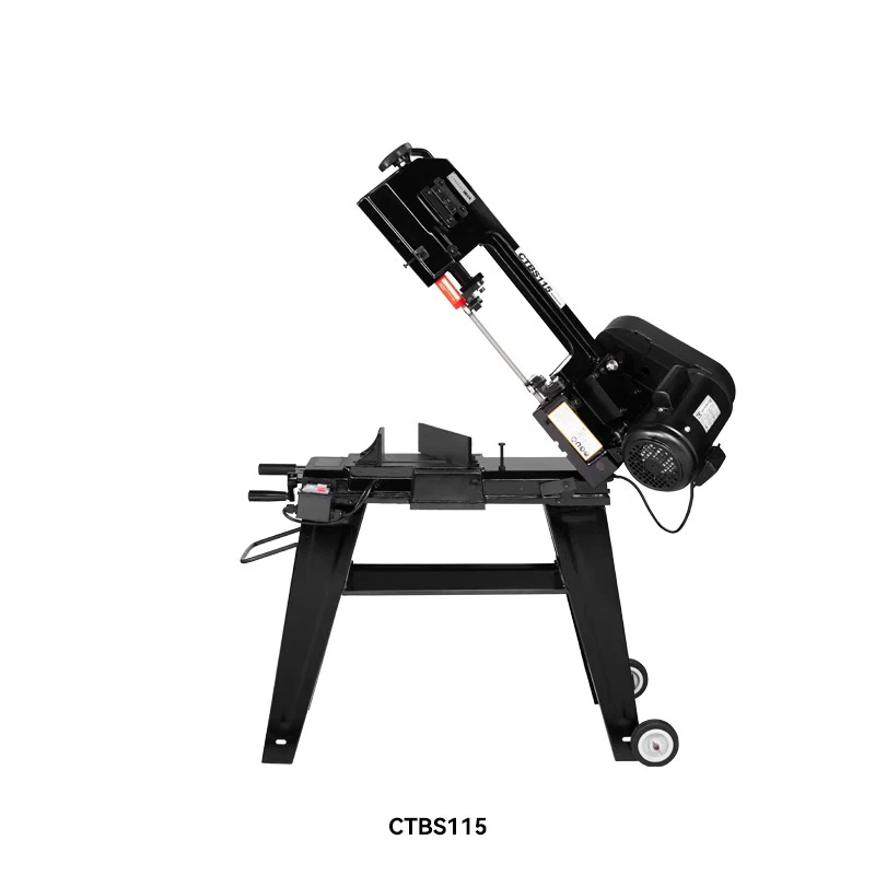 새로운 톱 기계 띠톱 기계 소형 CTBS115 가정용 목공 데스크탑 스테인레스 스틸 금속 절단 도구