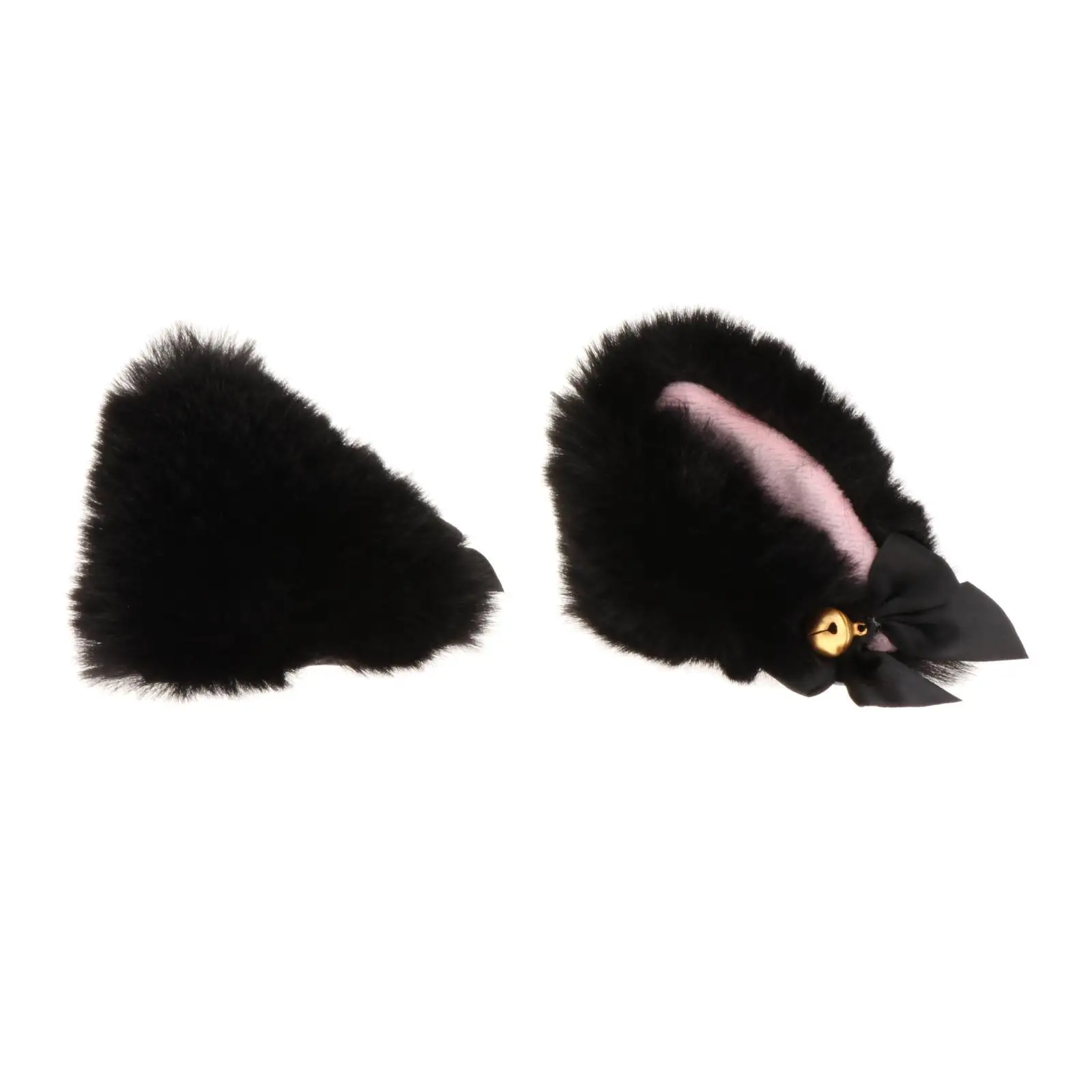 Cute Plush Animal Ears Helmet Decor Lightweight Removable Costume for Motorcycle Helmet Cycling Snowboarding Gift