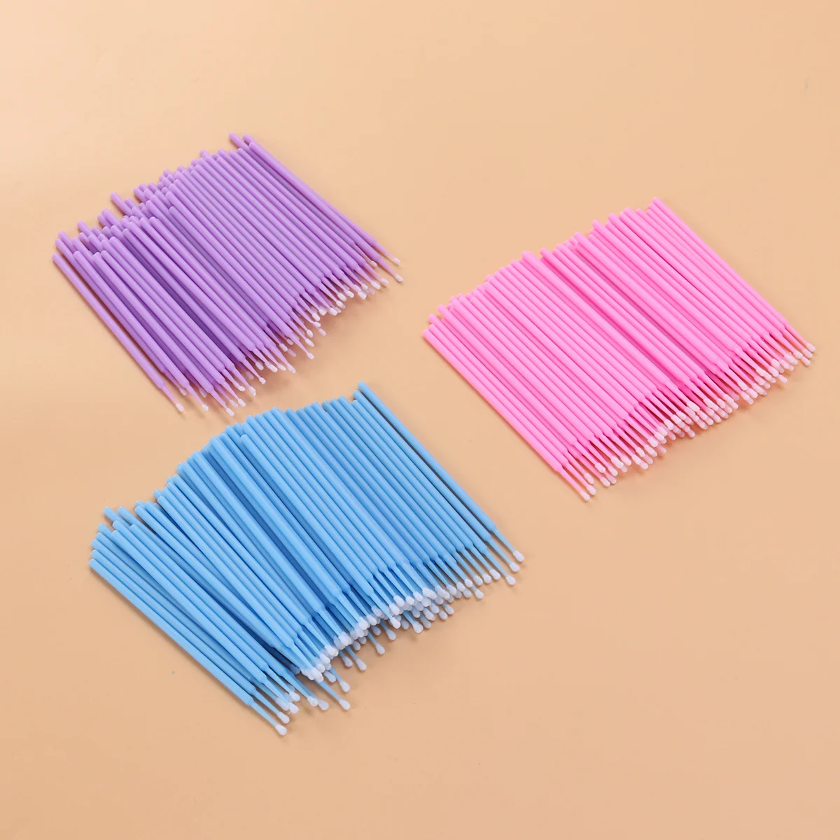 

300Pcs Micro Applicator Eyelash Extension Cotton Swabs Disposable ABS Cotton Flexible Tips Nail Art Craft Makeup Tool Salon Home