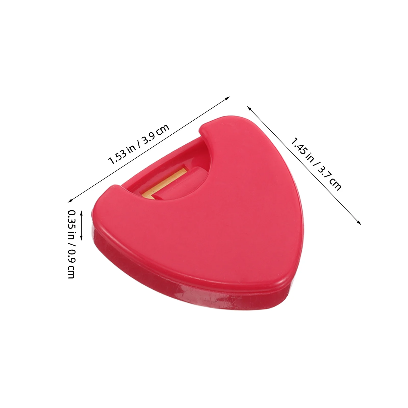 25Pcs Guitar Pick Organizer Case Triangular Mini Portable Holder for Electric Acoustic Bass Ukulele Storage Thumb Pick Container