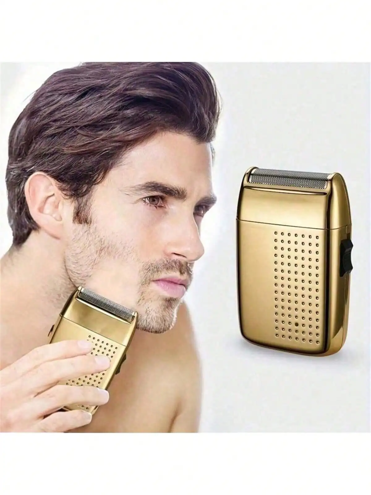 

Электробритва для мужчин, профессиональная перезаряжаемая многофункциональная электробритва с щеткой, отличный подарок для мужчин