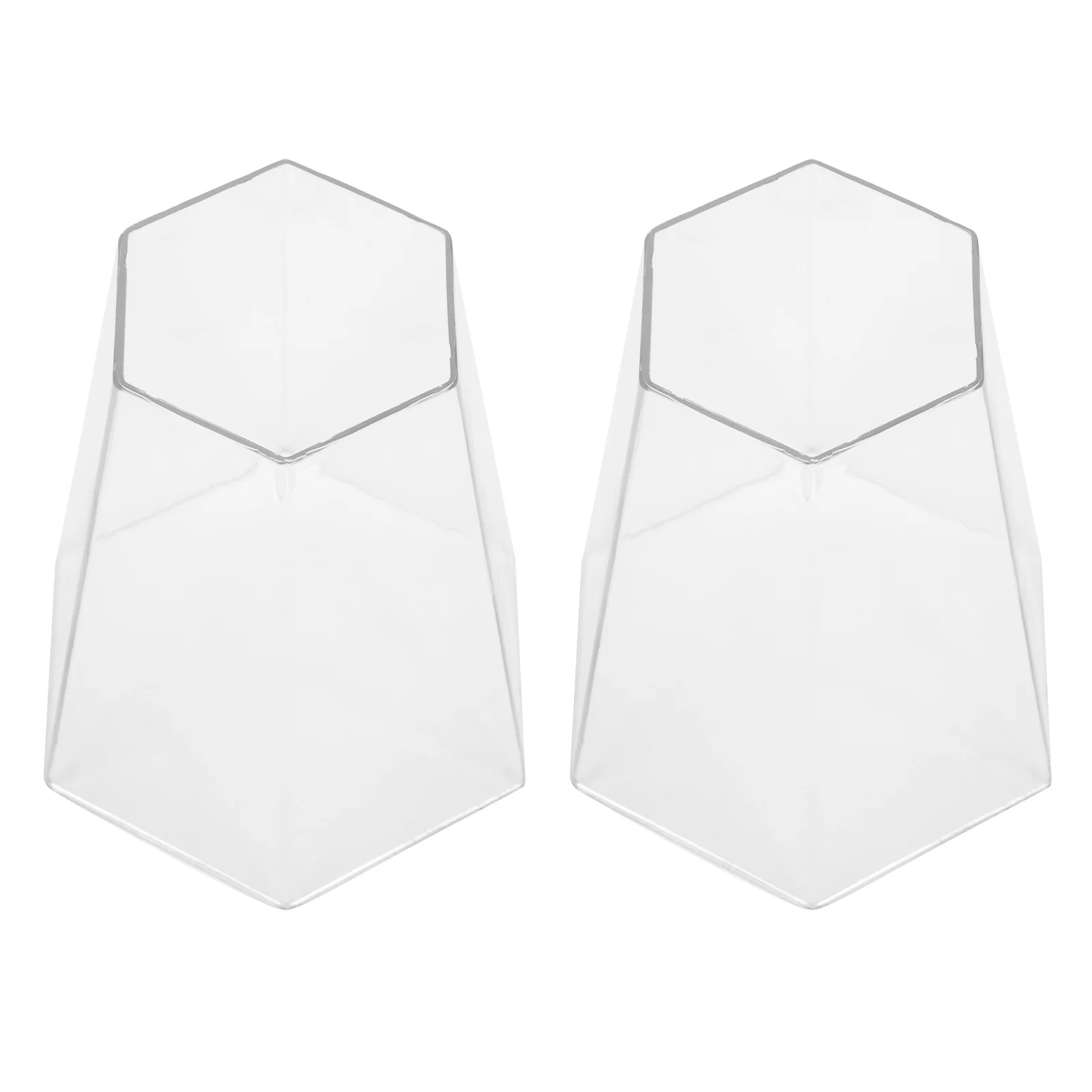 Pantallas de lámpara hexagonales acrílicas de alta calidad, cubierta protectora de luz resistente al polvo, pantalla de pared de fácil instalación, color blanco, 2 uds.