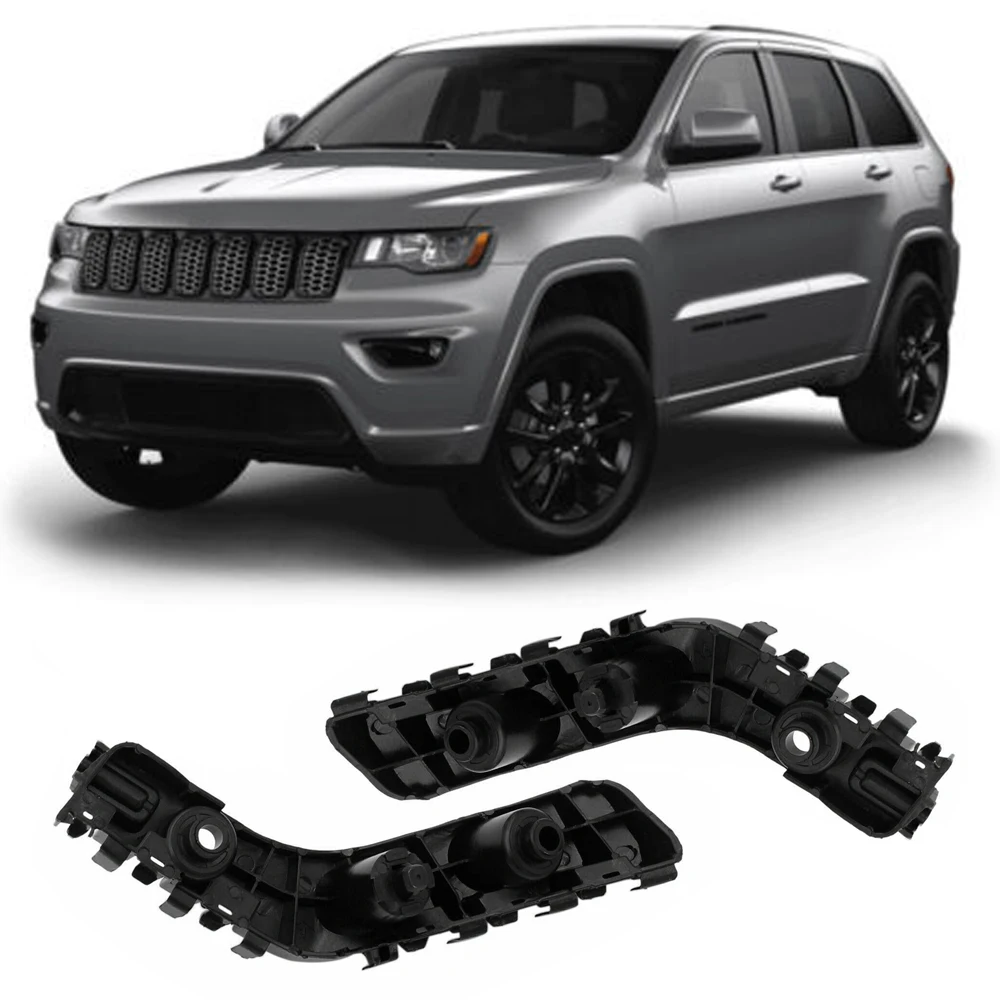 1Pair Car Front Support Bumper Fascia Bracket For Jeep Grand Cherokee 2014 2015 2016 2017 2018 2019 2020 68144219AD 68144218AD