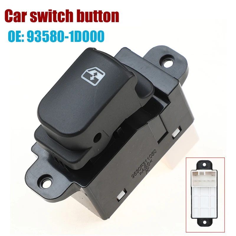 

93580-1D000 935801D000 7 Pins Power Electric Single Window Switch For 2007- 2011 Kia Carens