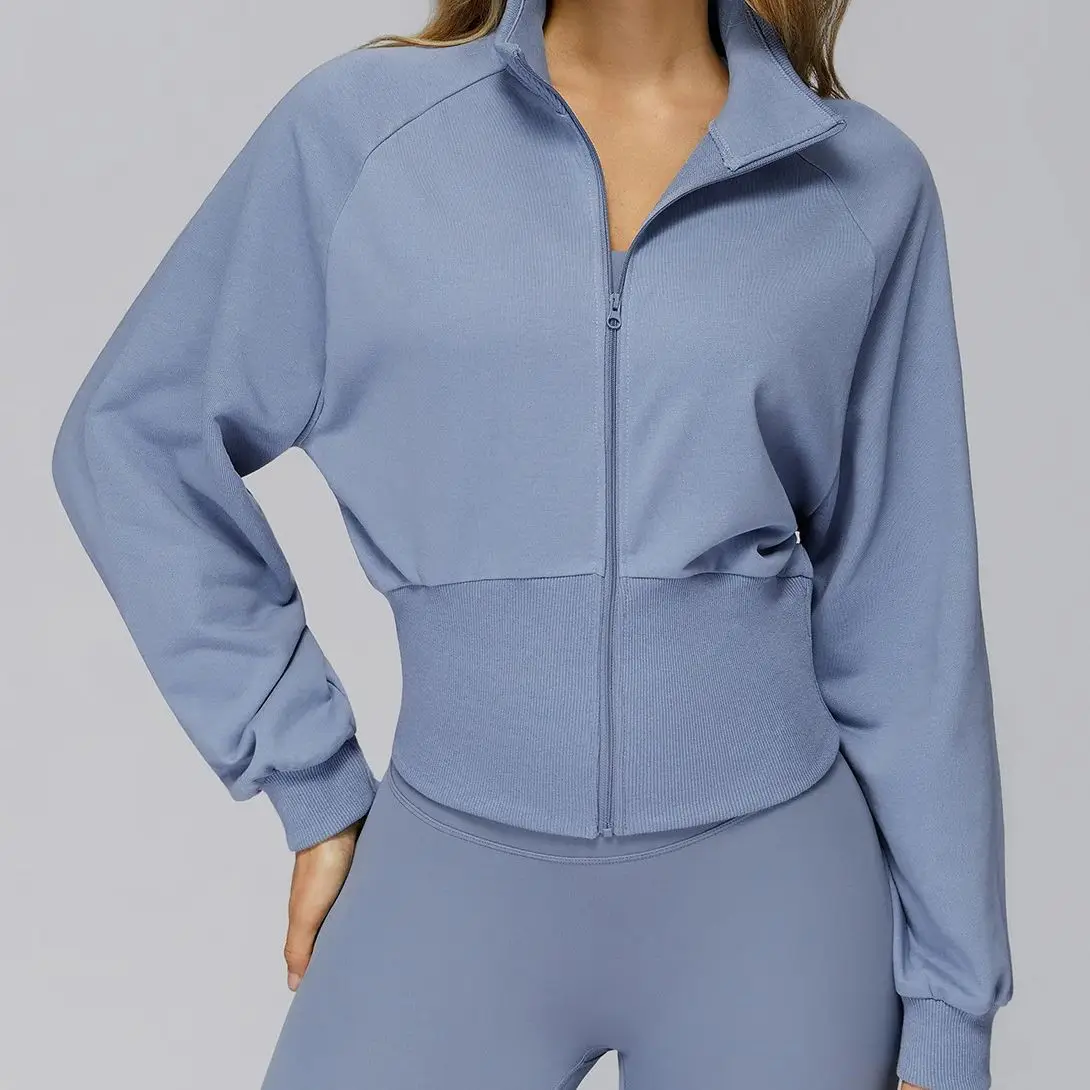 

Ningyu новая женская осенне-зимняя ветрозащитная молния, теплое универсальное свободное женское пальто для бега на открытом воздухе, фитнеса, тренировок, спортивное пальто