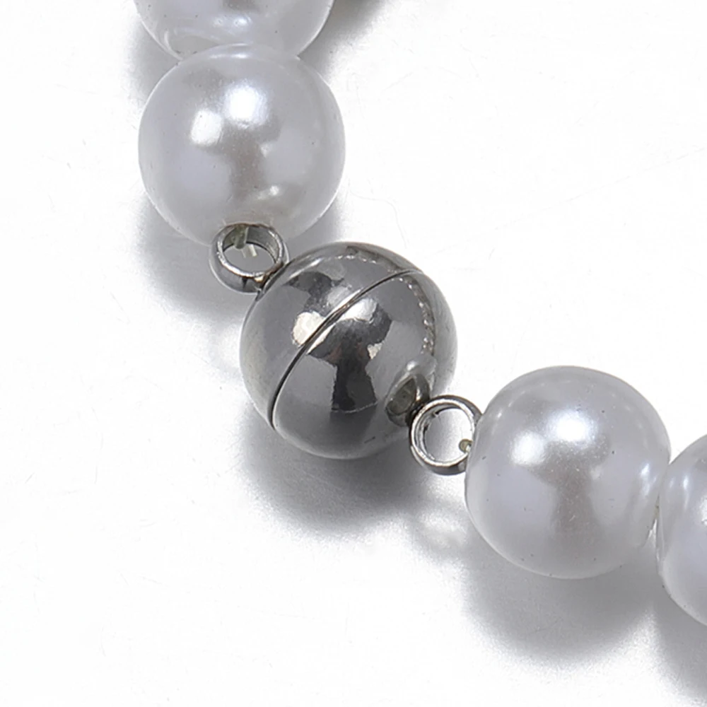 5sets 2Sets Magnetic Stainless Steel Love Heart Clasp Ball Clasp Connectors for DIY Bracelet Necklace Jewelry Making End Clasp