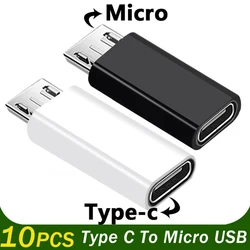 1-10Pcs USB Type C Male To Micro USB Female Adapter Connector For Samsung Xiaomi Phone Converter USB C to Micro Charger Adaptor