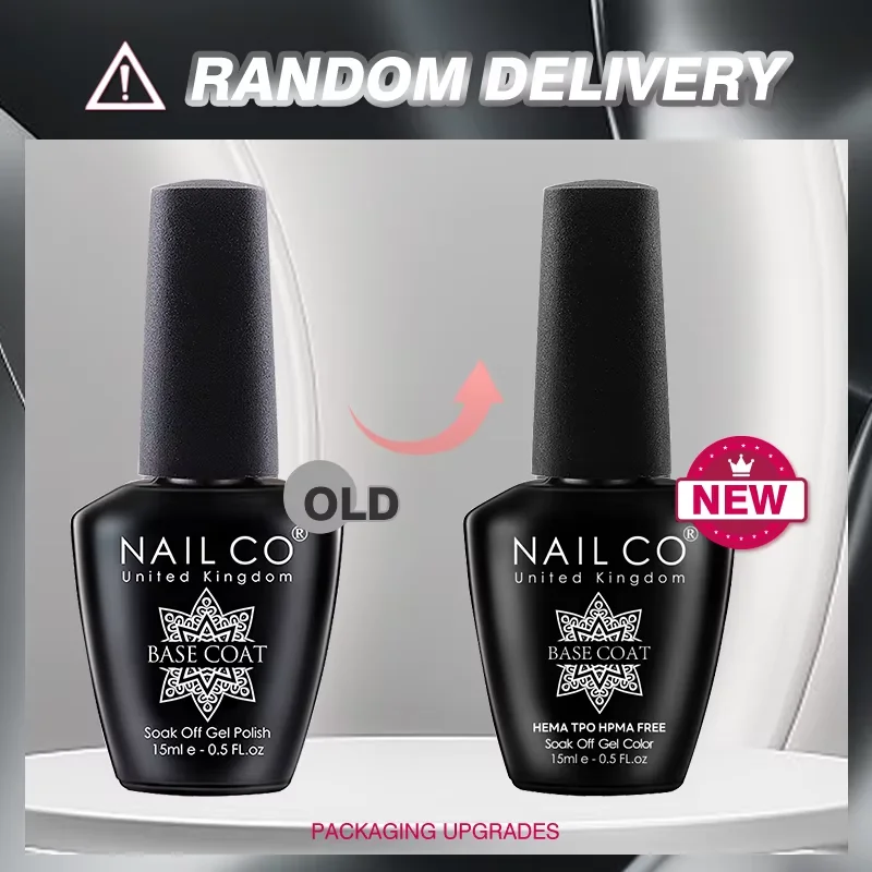 NAILCO 1/2 Stück Basislack Überlack für Nägel Langanhaltender Klarer Überlack LED UV Nagelstärkung Hochglanz-Finish-Gel HEMA-FREI TPO – Detail 1