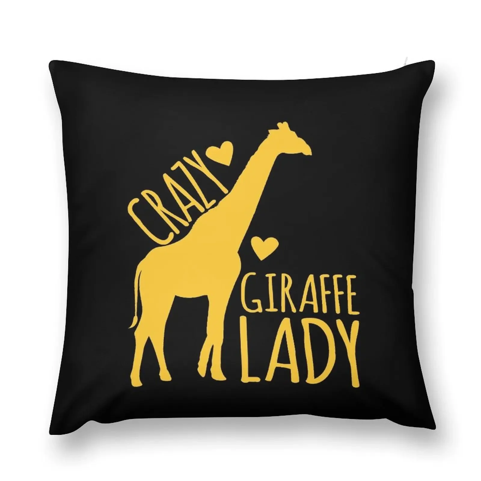 

CRAZY Giraffe Lady Throw Pillow Cushion Cover For Sofa pillow cover luxury Sofas Covers Covers For Sofas pillow