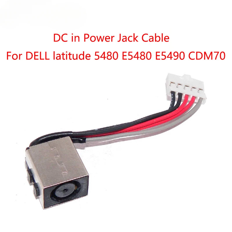 Запасной зарядный порт для ноутбука DC in Power Jack кабель для Dell Latitude 5480 E5480 E5490 CDM70 DC30100ZD00 05MDFH