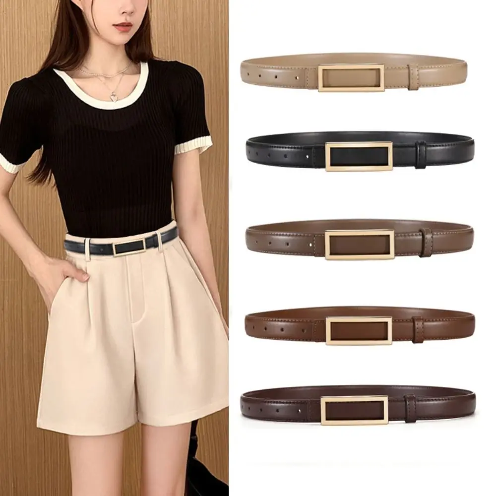 ファッション高級デザインレザーベルトカジュアルトレンディなビジネスウエストストラップ多用途ピンバックルウエストバンド女性