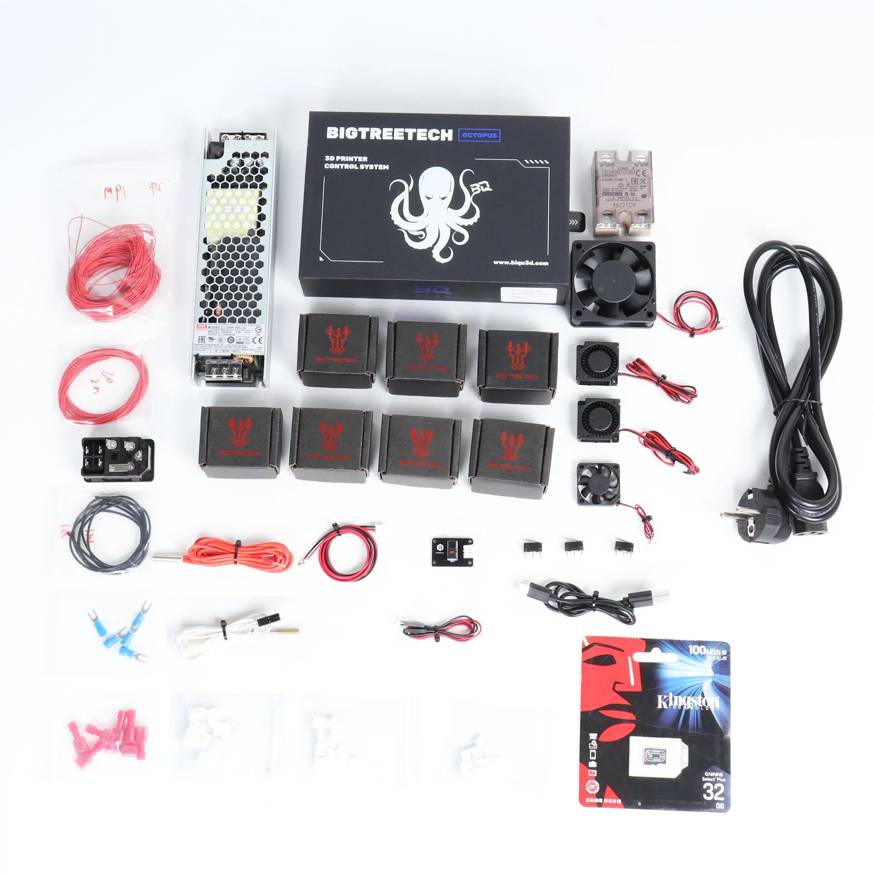 Blurolls Voron Micron 180 Micron Plus Micron+ 3d Printer Parts Full Kit 110/220V Heatbed Without Printed Parts and Raspberry Pi