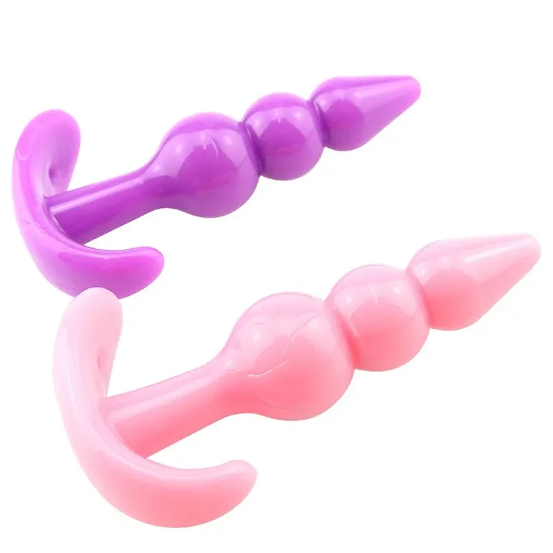 

Soft Silicone Anal Plug Prostate Massager G-point Stimulation Butt Plugs Anal Dildo Sex Toys Anus Trainner Masturbate Products