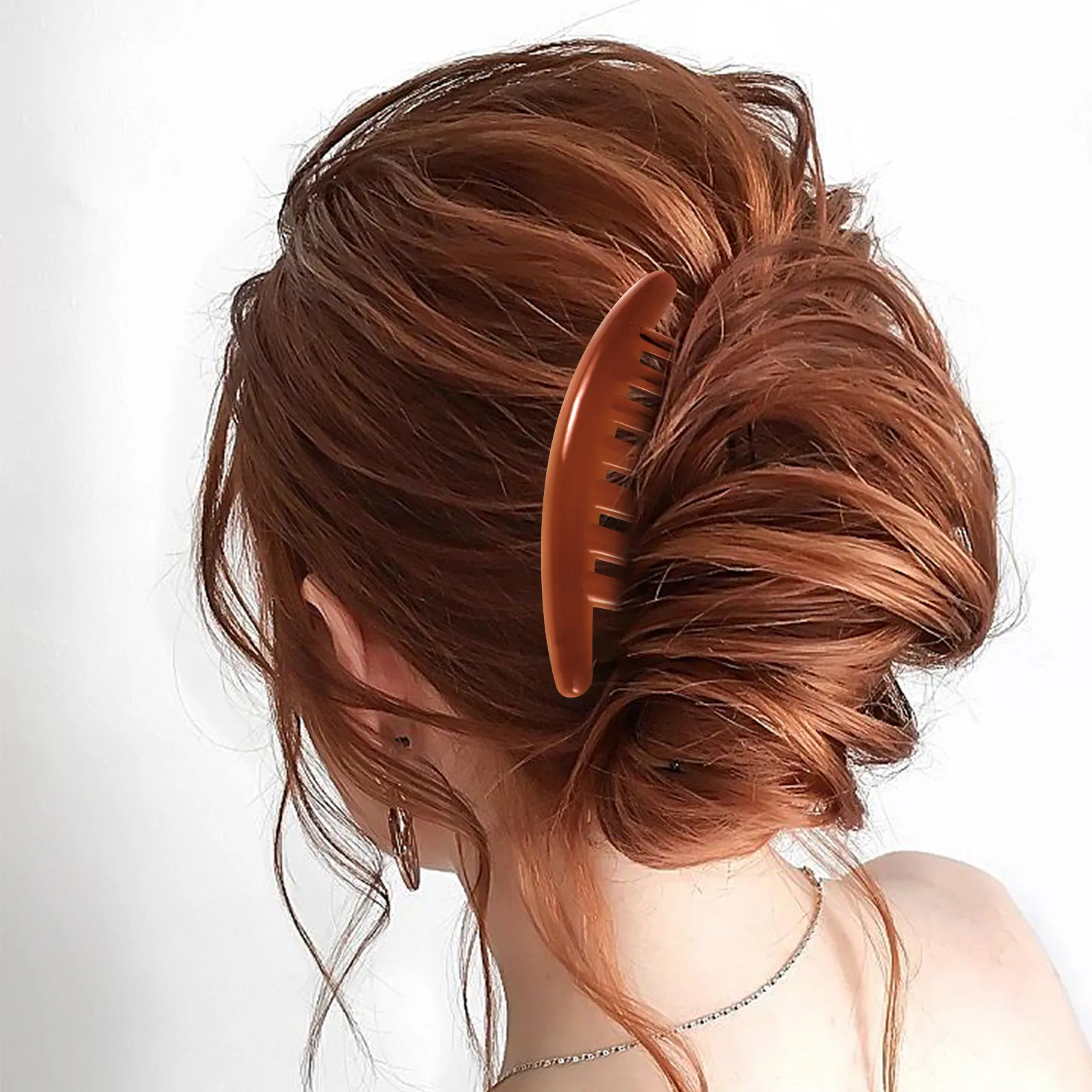 

6Pcs Plastic Hair Side Comb Seven Teeth French Twist Styling Tool Lightweight Smooth Edges Hair Accessory for Daily Use