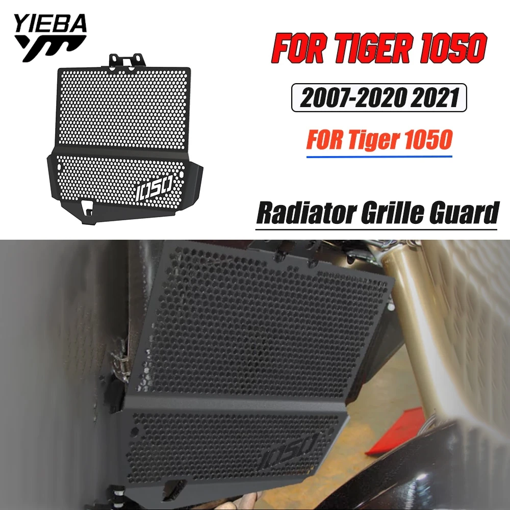 

FOR Tiger 1050 2007-2013 2014 2015 2016 2017 2018 2019 2020 2021 Motorcycle Radiator Guard Grille Cover Water Tank Guard Protect