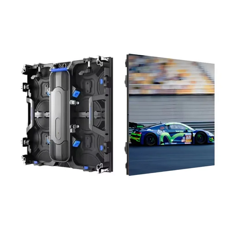 500-1200cd Wall-mounted LED Screen, High Resolution Full Color Panel for Indoor Outdoor Commercial Digital Display Use